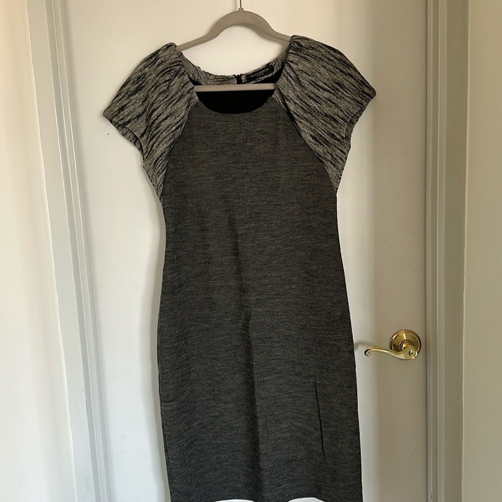 Piazza sempione shift gray dress